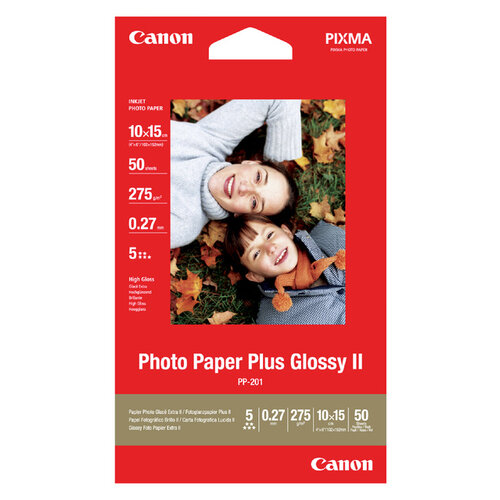 Canon Inkjetpapier Canon PP-201 10x15cm 260gr glans 50vel