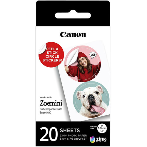 Canon Papier photo Canon Zoemini ZP-2030-2C 20 feuilles