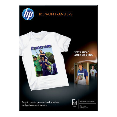 HP T-shirt transfer HP C6050A A4 170Gr 12vel