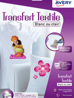 Avery Transfert pour T-shirt Avery C9405-8 A4 8 feuilles