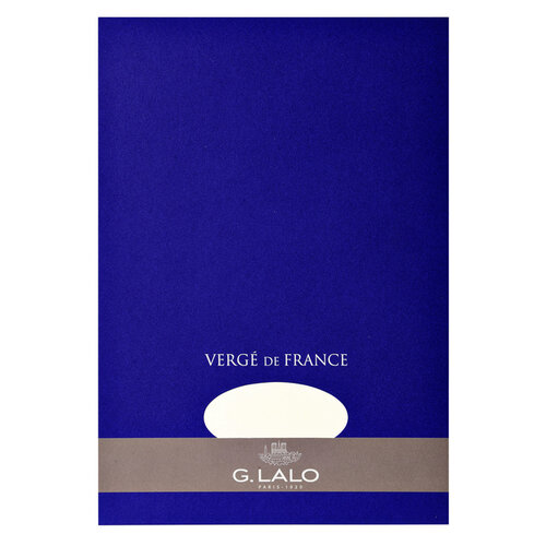 G.LALO Bloc-notes Lalo A4 uni 100g 50 feuilles vergé blanc