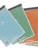 Aurora Bloc-notes A5 100 feuilles 60g ligné assorti
