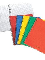Aurora Carnet à spirale 75x110mm carreau 5x5mm 80 feuilles assorti