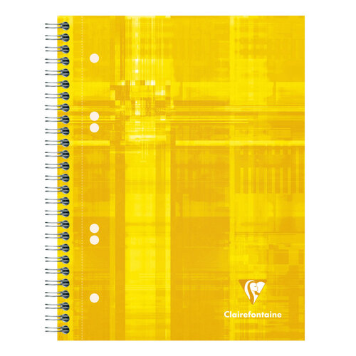 Clairefontaine Bloc collège Clarefontaine Studium A5+ 6 trous carreau 5x5mm 80 pages assorti