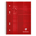 Clairefontaine Bloc collège Clarefontaine Studium A5+ 6 trous carreau 5x5mm 80 pages assorti