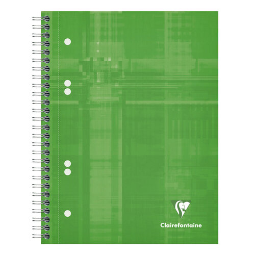 Clairefontaine Bloc collège Clarefontaine Studium A5+ 6 trous carreau 5x5mm 80 pages assorti