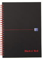 Oxford Notitieboek Oxford Black n' Red A4 70vel lijn