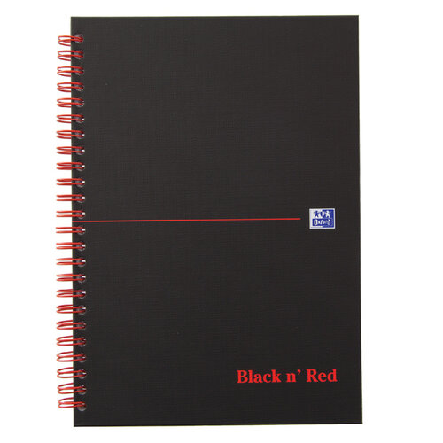 Oxford Notitieboek Oxford Black n' Red A4 70vel lijn