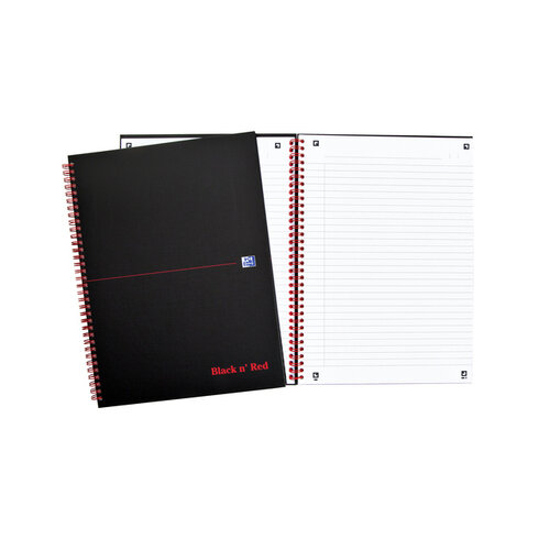 Oxford Cahier de notes Oxford Black n’ Red A4 70 feuilles ligné