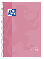 Oxford Notitieboek Oxford Classic Europeanbook A4+ 4-gaats lijn 80vel roze