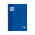 Oxford Carnet de notes Oxford Classic Europeanbook A4+ 4 perforations carreau 5x5 80fls bleu foncé