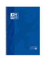 Oxford Notitieboek Oxford Classic Europeanbook A4+ 4-gaats lijn 80vel donkerblauw