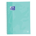 Oxford Notitieboek Oxford Touch Europeanbook A4+ 4-gaats lijn 80vel pastel mint