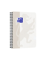 Oxford Bloc à spirale Oxford Touch A5 ligné 70 feuilles gris clair