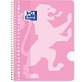 Oxford Cahier Oxford School A4+ 23 perforations Ligné 80 feuilles rose