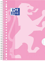 Oxford Collegeblok Oxford School A4+ 23-gaats lijn 80vel roze
