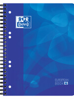 Oxford Cahier Projet Oxford School A5+ 6 perforations ligné 120 feuilles bleu