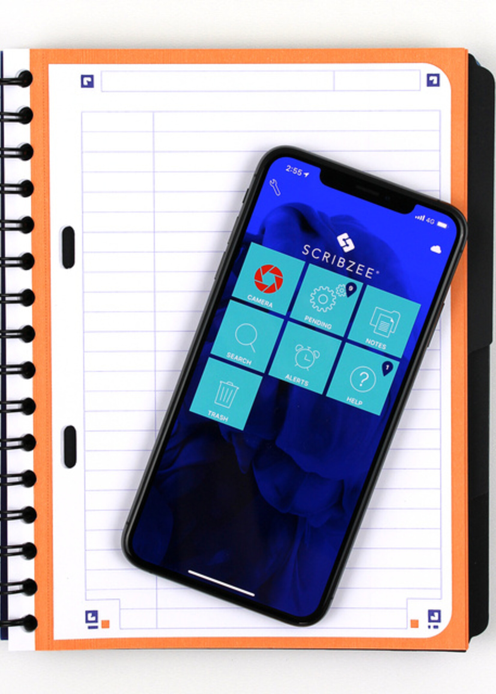 Oxford Cahier Projet Oxford School A5+ 6 perforations ligné 120 feuilles bleu