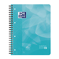 Oxford Cahier Oxford Projectbook School A4+ 4 perforations ligné 120 feuilles aqua