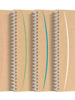 Oxford Spiraalblok Oxford Touareg A5 90vel lijn assorti