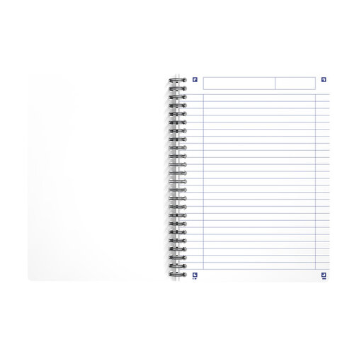 Oxford Cahier spirale Oxford My Rec'Up A5 ligné 90 feuilles assorti