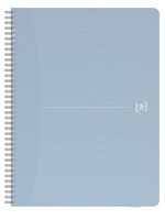 Oxford Cahier spirale Oxford My Rec'Up A4 carreau 5mm 90 feuilles bleu
