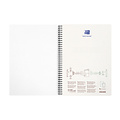 Oxford Cahier spirale Oxford My Rec'Up A4 carreau 5mm 90 feuilles bleu