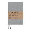 Aurora Carnet de notes Aurora ocean A5 192 pages ligné 80g structure lin gris