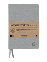 Aurora Carnet de notes Aurora ocean A5 192 pages ligné 80g structure lin gris