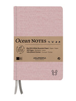 Aurora Carnet de notes Aurora Ocean A5 192 pages ligné 80g structure lin rouge