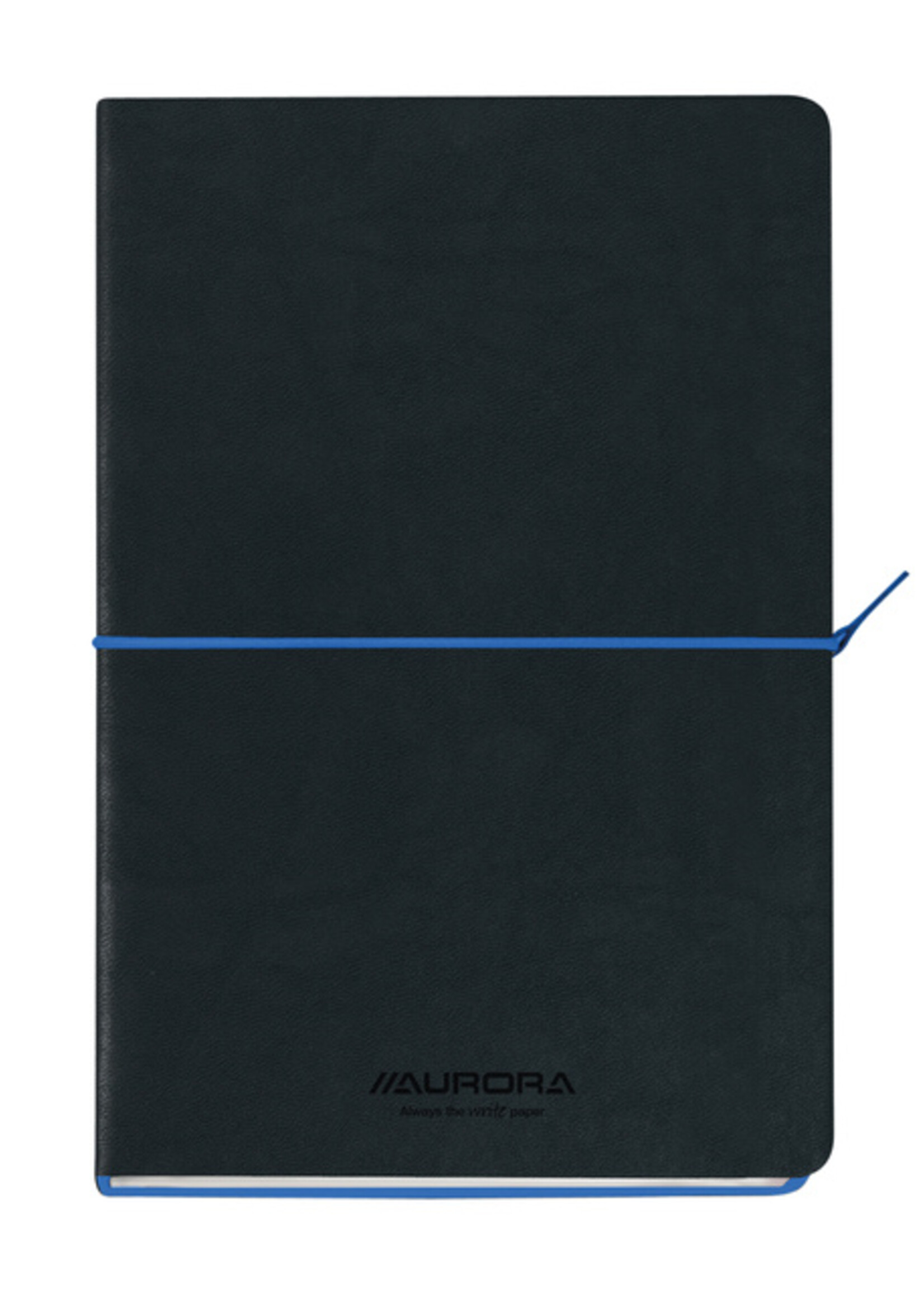 Aurora Notitieboek Aurora Tesoro A5 192blz lijn 80gr blauw