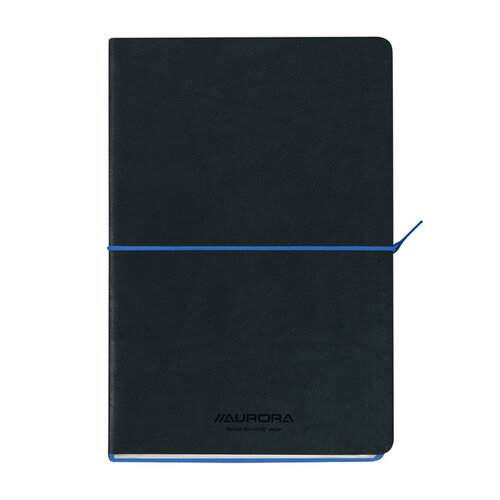 Aurora Notitieboek Aurora Tesoro A5 192blz lijn 80gr blauw