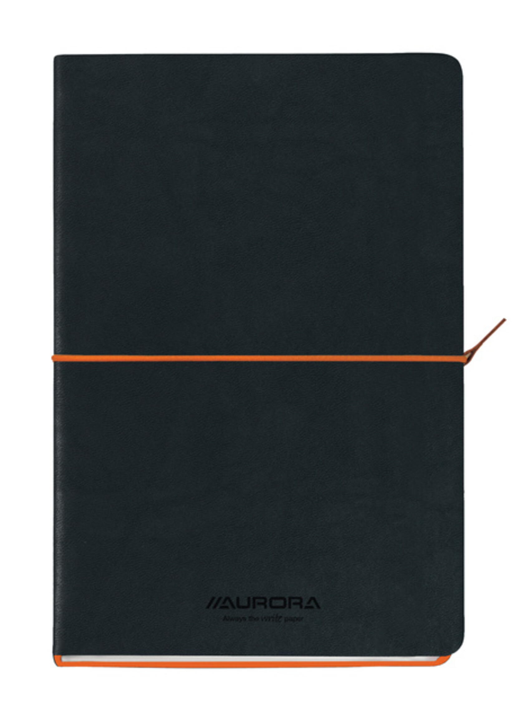 Aurora Notitieboek Aurora Tesoro A5 192blz lijn 80gr oranje