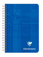 Clairefontaine Carnet de notes à spirale Clairefontaine 95x140mm ligné assorti