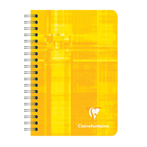 Clairefontaine Carnet de notes à spirale Clairefontaine 95x140mm ligné assorti