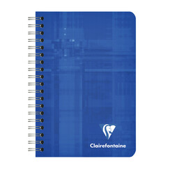 Carnet de notes Clairefontaine A7+ 95x140 carreau 5x5 100 pages 90g assorti