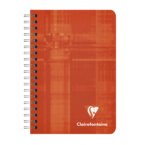 Clairefontaine Notitieboek Clairefontaine A7+ 95x140 ruit 5x5 100blz 90gr assorti