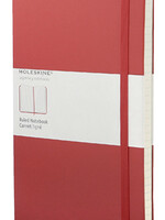 Moleskine Notitieboek Moleskine large 130x210mm lijn hard cover  rood
