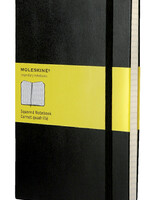 Moleskine Notitieboek Moleskine large 130x210mm ruit 5x5 hard cover zwart