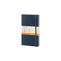 Moleskine Carnet Moleskine large 210x130mm ligné bleu saphir