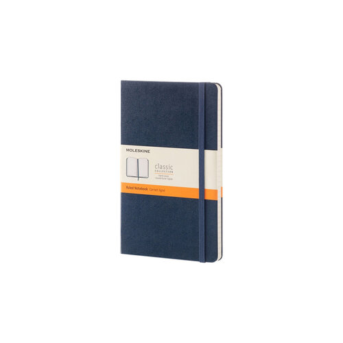 Moleskine Notitieboek Moleskine large 210X130mm lijn hard cover sapphire blue