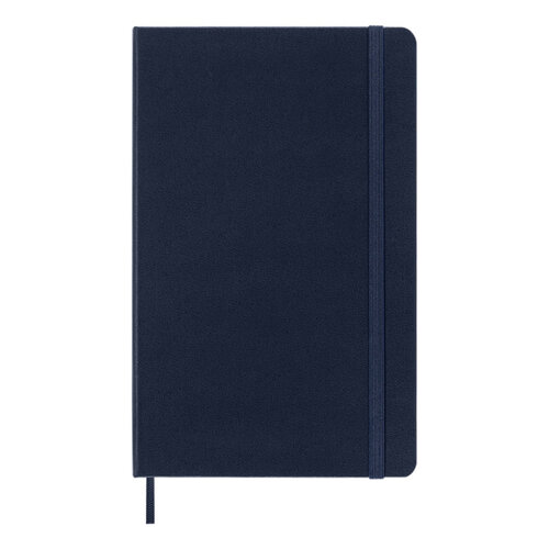 Moleskine Carnet Moleskine large 210x130mm ligné bleu saphir