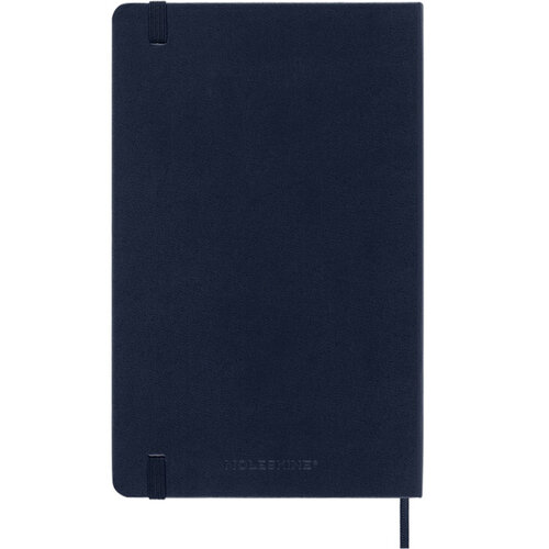 Moleskine Carnet Moleskine large 210x130mm ligné bleu saphir