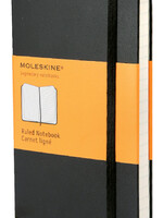 Moleskine Carnet de poche Moleskine 90x140mm ligné couverture rigide noir