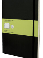 Moleskine Notitieboek Moleskine XL 190x250mm blanco soft cover zwart