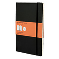 Moleskine Carnet de notes Moleskine Large 130x210mm ligné couverture rigide noir