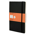 Moleskine Notitieboek Moleskine large 130x210mm lijn soft cover zwart