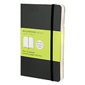 Moleskine Notitieboek Moleskine pocket 90x140mm blanco soft cover zwart