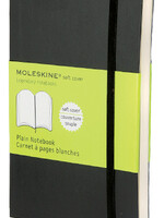 Moleskine Carnet de poche Moleskine 90x140mm couverture souple uni noir
