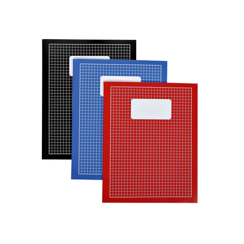 Qbasic Cahier Qbasic 210x165mm 80 feuilles carreaux 5mm assorti